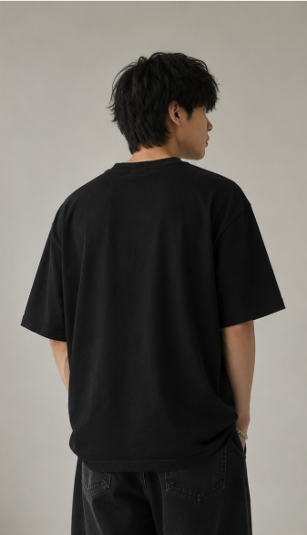 Heavy Thoughts Oversized Tee – Black