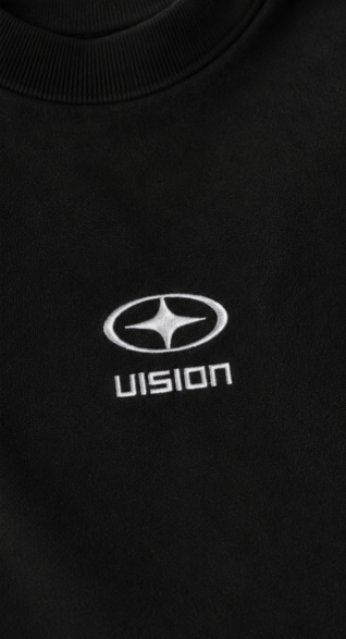 Vision Oversized Tee – Black