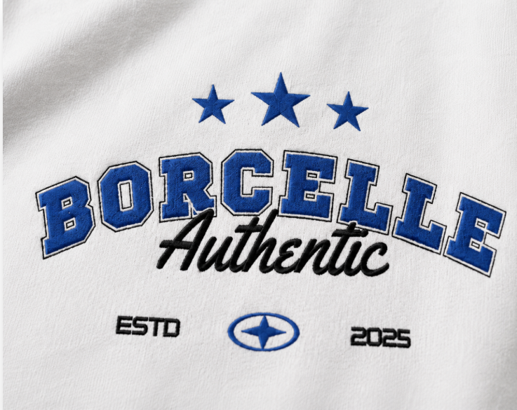 Borcelle Authentic Oversized Tee – White